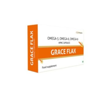 Grace Flax Flaxseed Oil Veg 500Mg Capsules